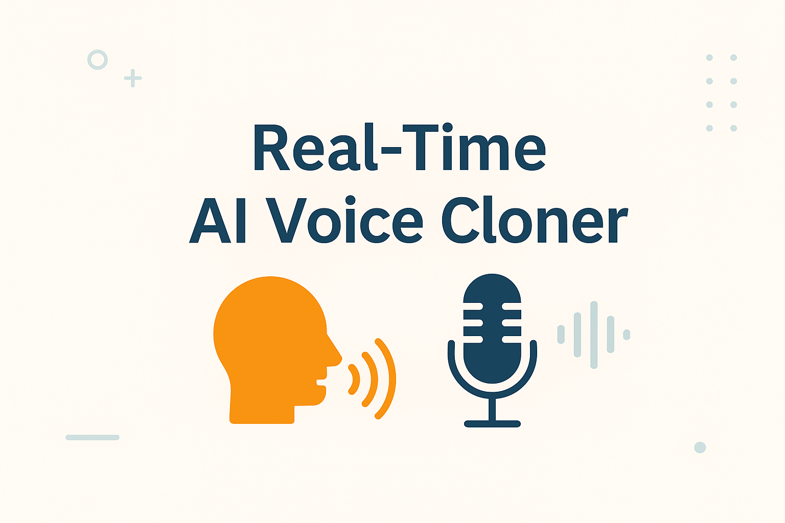 Real-Time AI Voice Cloner